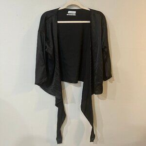 Urban Outfitters Lightweight Black Open Front Cardigan Women's Size Medium